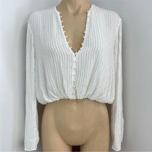 Zara peal blouse